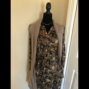 🌻🍁Cute Loft Tie-waist Dress Sz Med